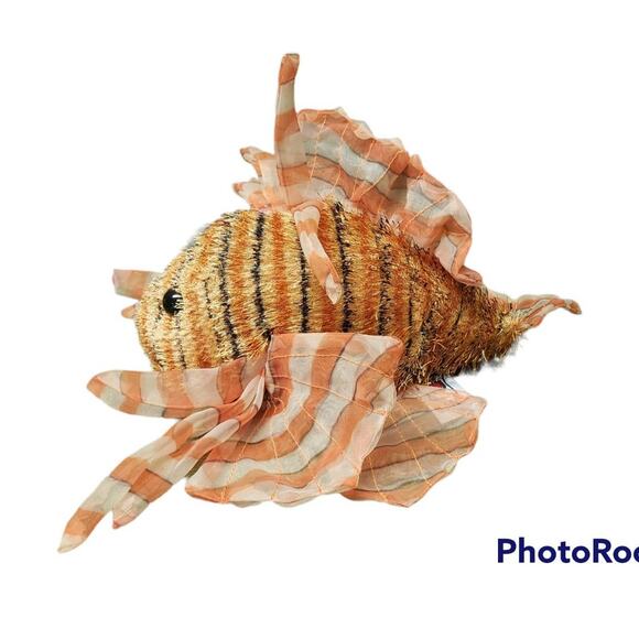 Webkin Ganz Orange Lionfish Stuffed Plush - Picture 3 of 8